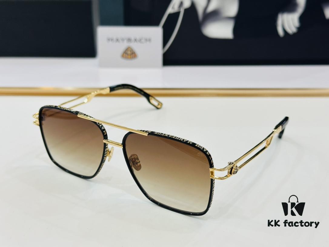 High-Quality MAYBACH Z22 Sunglasses, Exquisite Craftsmanship, Premium Feel, Size: 61-15-145