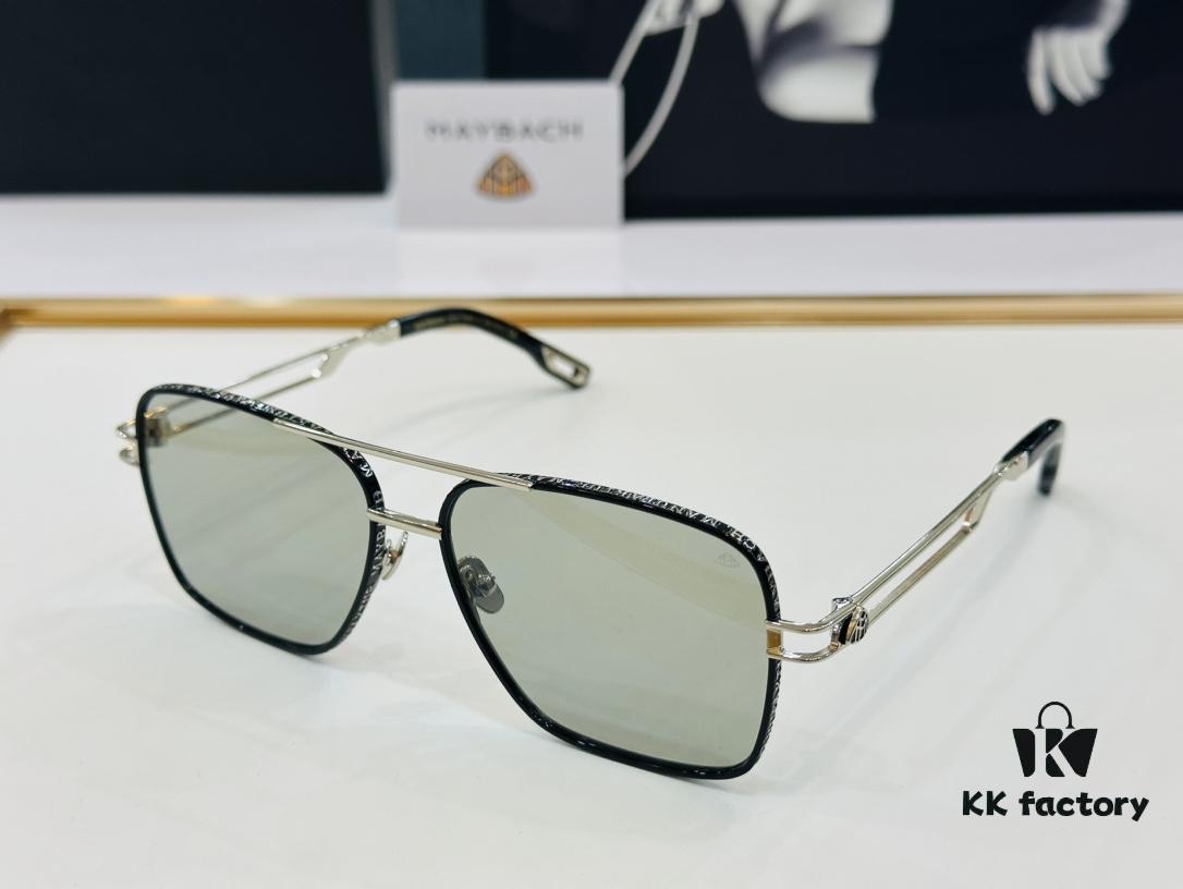 High-Quality MAYBACH Z22 Sunglasses, Exquisite Craftsmanship, Premium Feel, Size: 61-15-145