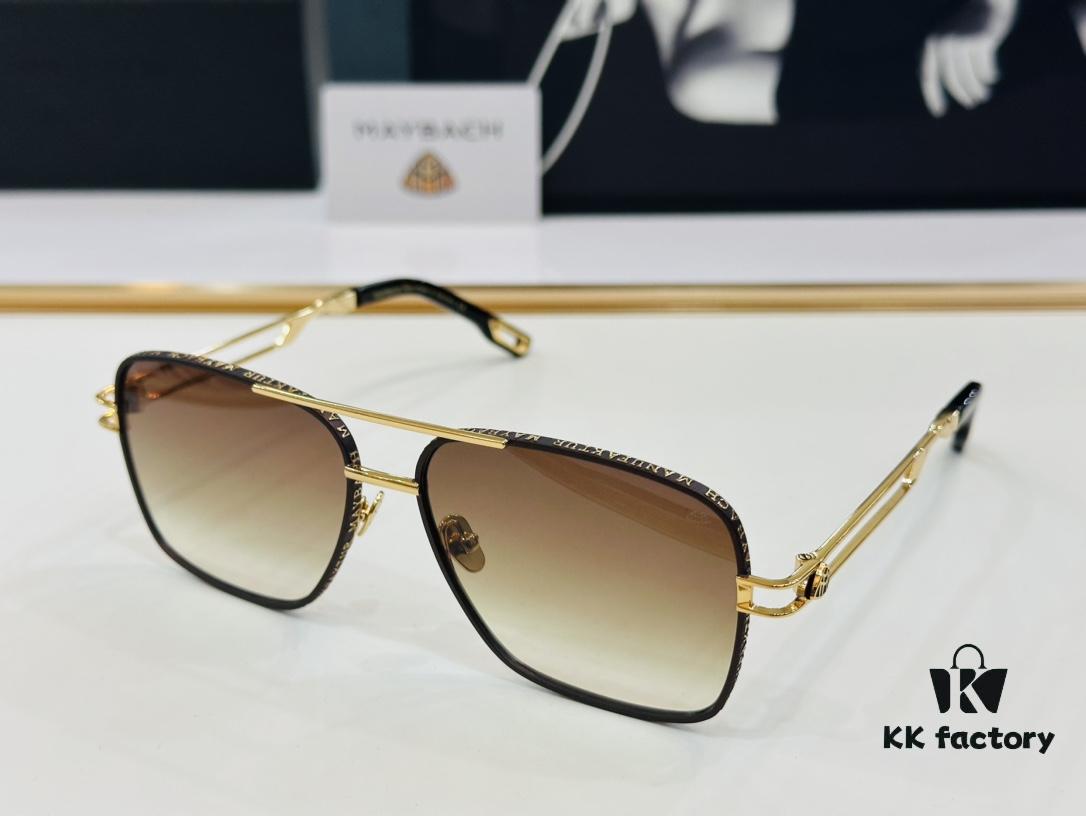 High-Quality MAYBACH Z22 Sunglasses, Exquisite Craftsmanship, Premium Feel, Size: 61-15-145