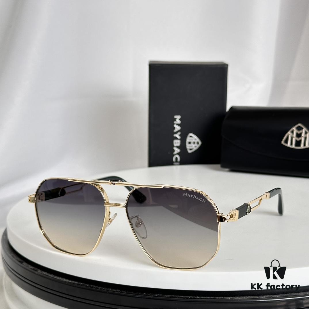 MAYBACH Z1391 High-Quality Sunglasses, Exquisite Craftsmanship, Premium Eyewear, Size 60-14-145, XL Frame