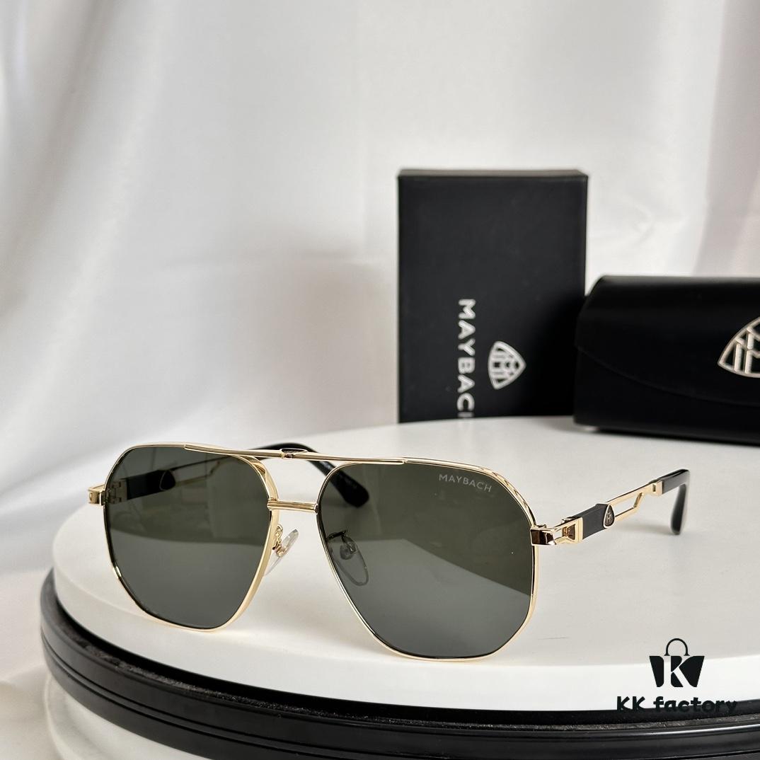MAYBACH Z1391 High-Quality Sunglasses, Exquisite Craftsmanship, Premium Eyewear, Size 60-14-145, XL Frame