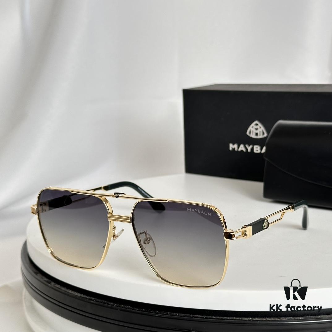 MAYBACH Z1389 High-Quality Eyeglasses Sunglasses, Exquisite Craftsmanship, Premium Feel, Size: 59-15-145, XL