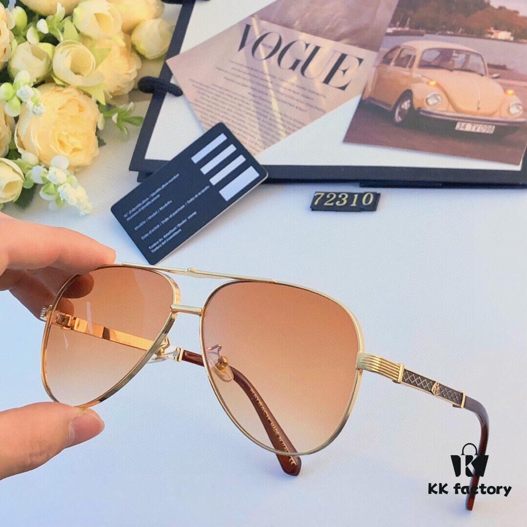 Maybac* Retro-Style Metal Round Aviator Sunglasses Unisex Fashion UV Protection Streetwear Accessory