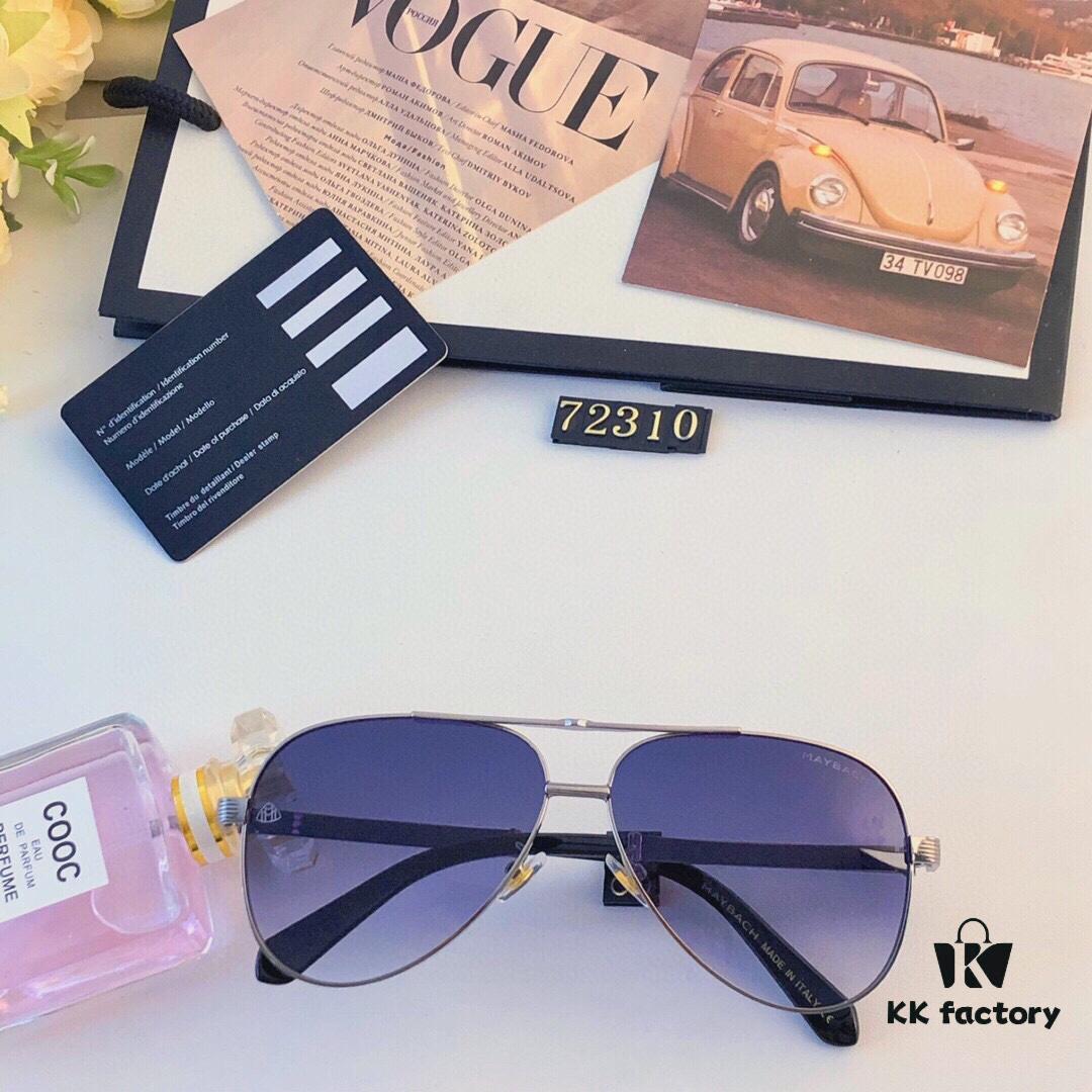 Maybac* Retro-Style Metal Round Aviator Sunglasses Unisex Fashion UV Protection Streetwear Accessory