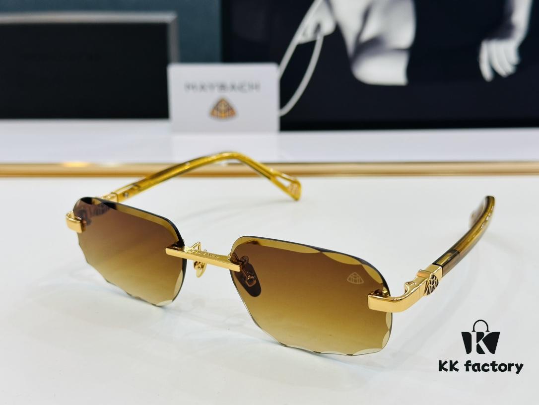 High-Quality MAYBACH Z082 Sunglasses, Exquisite Craftsmanship, Premium Feel, Size 58-19-145