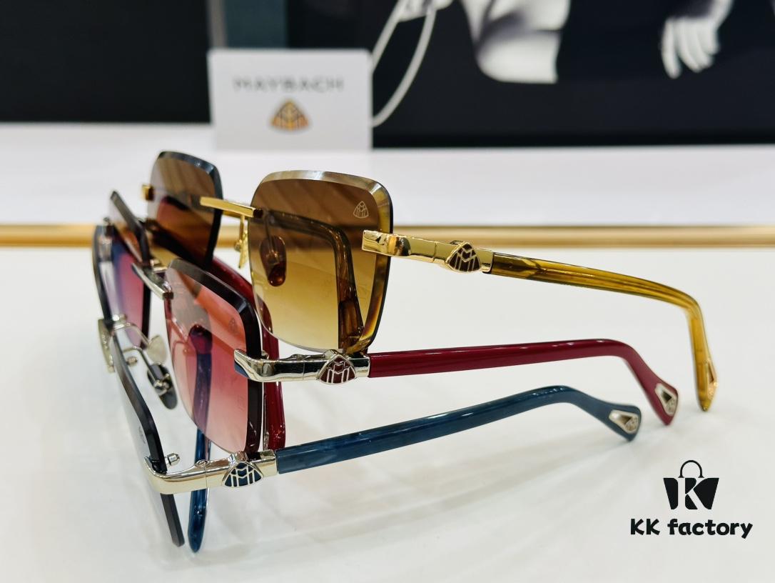 High-Quality MAYBACH Z083 Sunglasses, Exquisite Craftsmanship, Premium Texture, XL Frame Size: 59-19-145