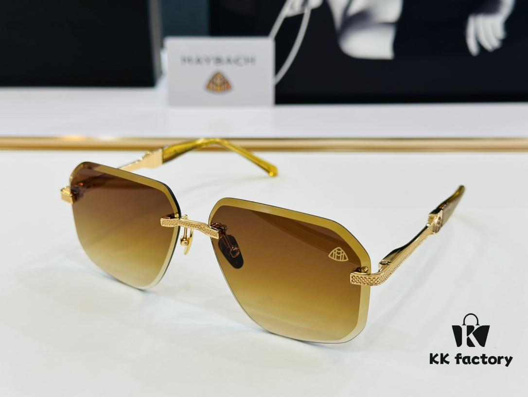 High-Quality MAYBAC*H Z081 Sunglasses, Exquisite Craftsmanship, Premium Feel, Size 61-13-140, XL Fit