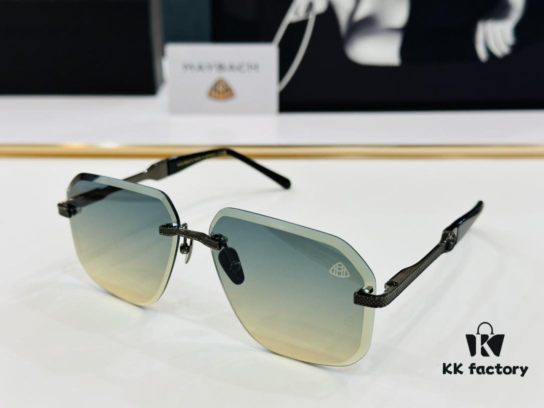 High-Quality MAYBAC*H Z081 Sunglasses, Exquisite Craftsmanship, Premium Feel, Size 61-13-140, XL Fit