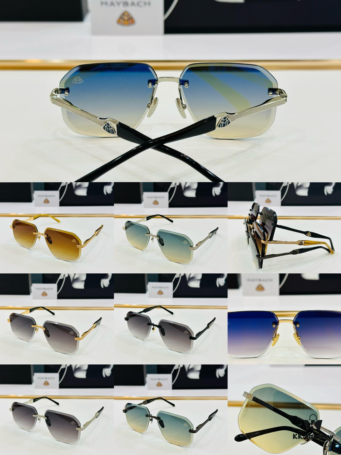 High-Quality MAYBAC*H Z081 Sunglasses, Exquisite Craftsmanship, Premium Feel, Size 61-13-140, XL Fit