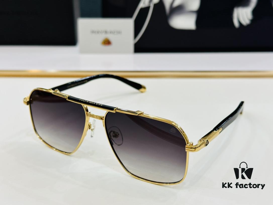 High-Quality MAYBACH Sunglasses, Exquisite Craftsmanship, Premium Feel, Model S-CT-026, Size: 59□16-145