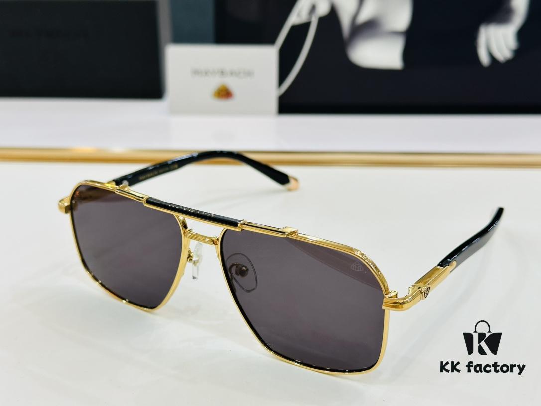 High-Quality MAYBACH Sunglasses, Exquisite Craftsmanship, Premium Feel, Model S-CT-026, Size: 59□16-145