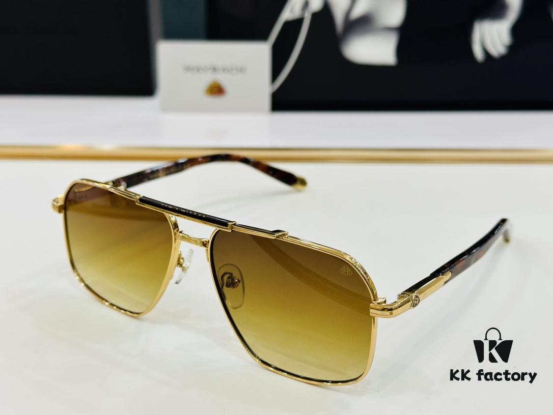 High-Quality MAYBACH Sunglasses, Exquisite Craftsmanship, Premium Feel, Model S-CT-026, Size: 59□16-145
