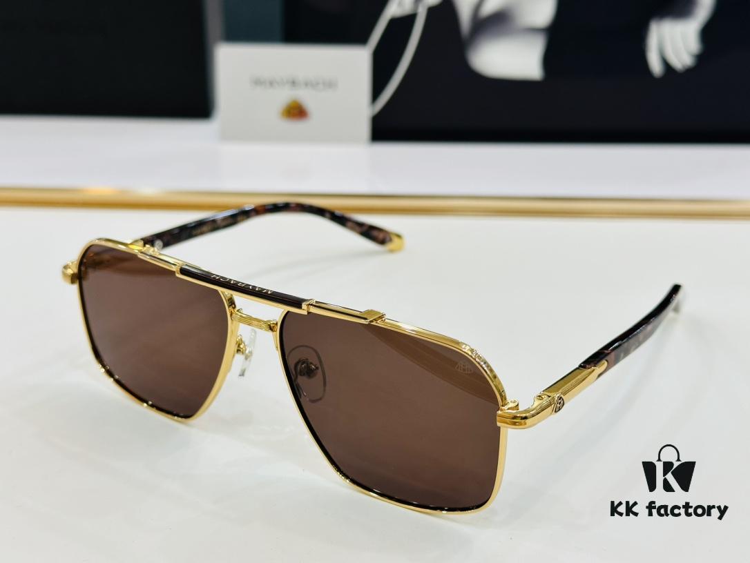 High-Quality MAYBACH Sunglasses, Exquisite Craftsmanship, Premium Feel, Model S-CT-026, Size: 59□16-145