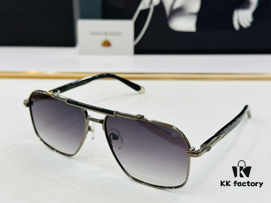 High-Quality MAYBACH Sunglasses, Exquisite Craftsmanship, Premium Feel, Model S-CT-026, Size: 59□16-145