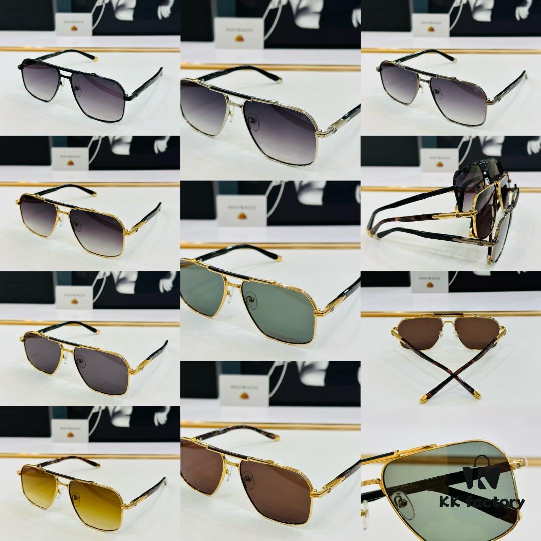 High-Quality MAYBACH Sunglasses, Exquisite Craftsmanship, Premium Feel, Model S-CT-026, Size: 59□16-145