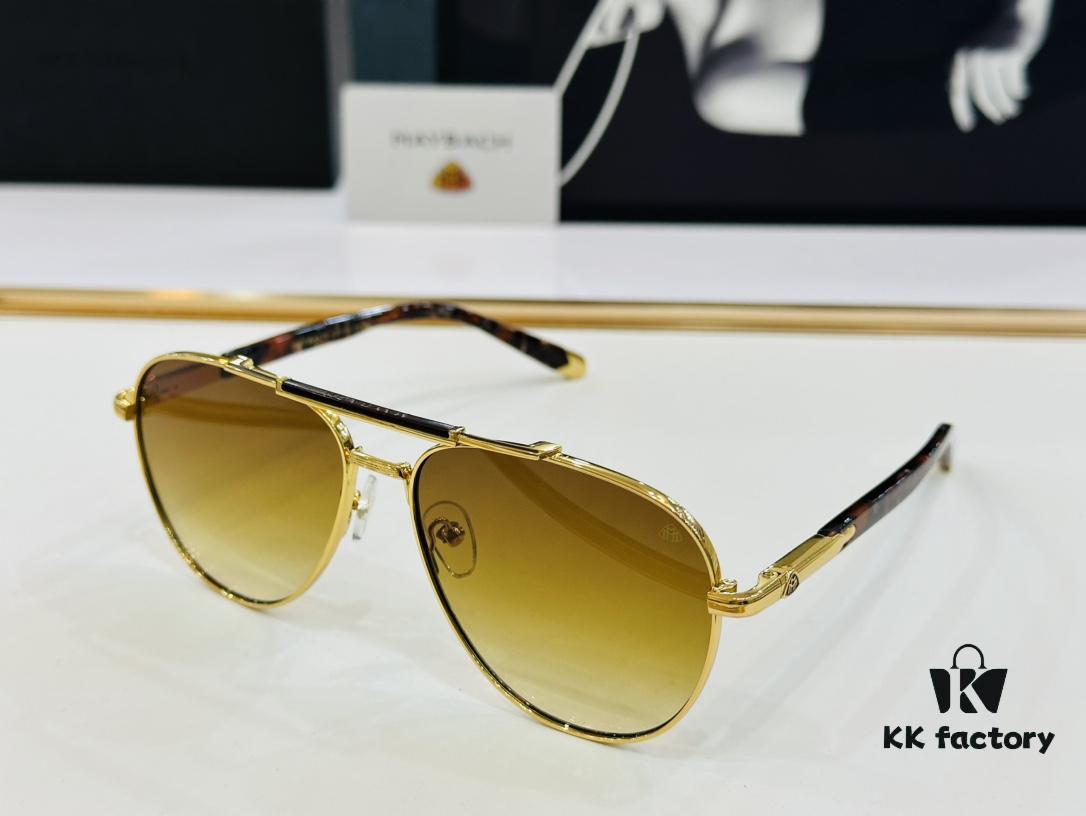 High-Quality MAYBACH Sunglasses, Exquisite Craftsmanship, Premium Feel, Model S-LV-226, Size: 59□16-145