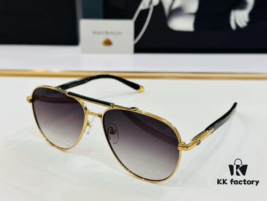 High-Quality MAYBACH Sunglasses, Exquisite Craftsmanship, Premium Feel, Model S-LV-226, Size: 59□16-145
