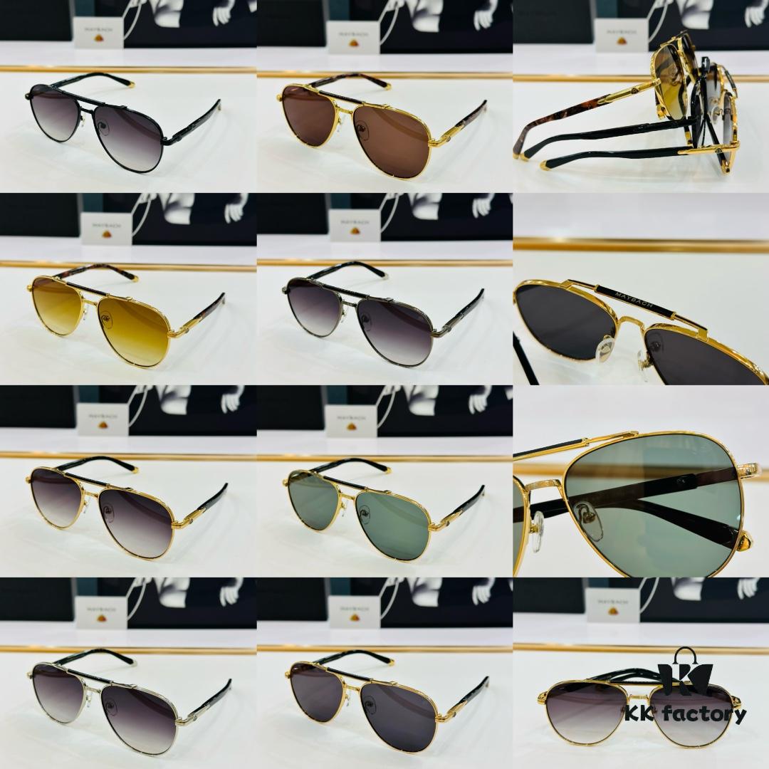 High-Quality MAYBACH Sunglasses, Exquisite Craftsmanship, Premium Feel, Model S-LV-226, Size: 59□16-145