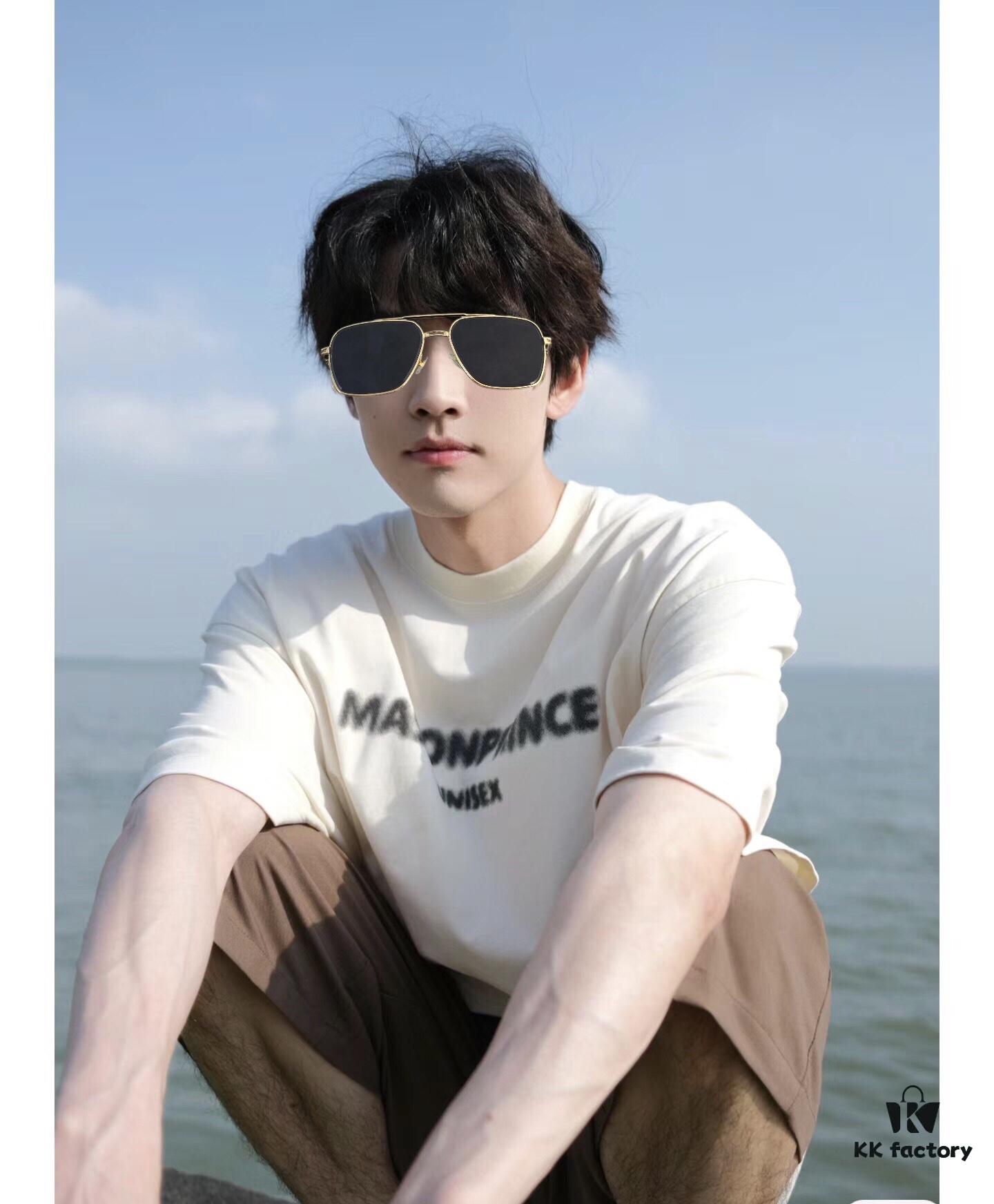 Maybach New Men's Luxury Sunglasses, Stylish and Trendy Shades for Outdoor Driving and Travel