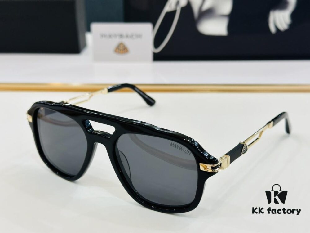 High-Quality MAYBACH MB1395 Eyeglasses Sunglasses Frame, Exquisite Craftsmanship, Plate Frame, Size: 54-19-145, Premium Texture