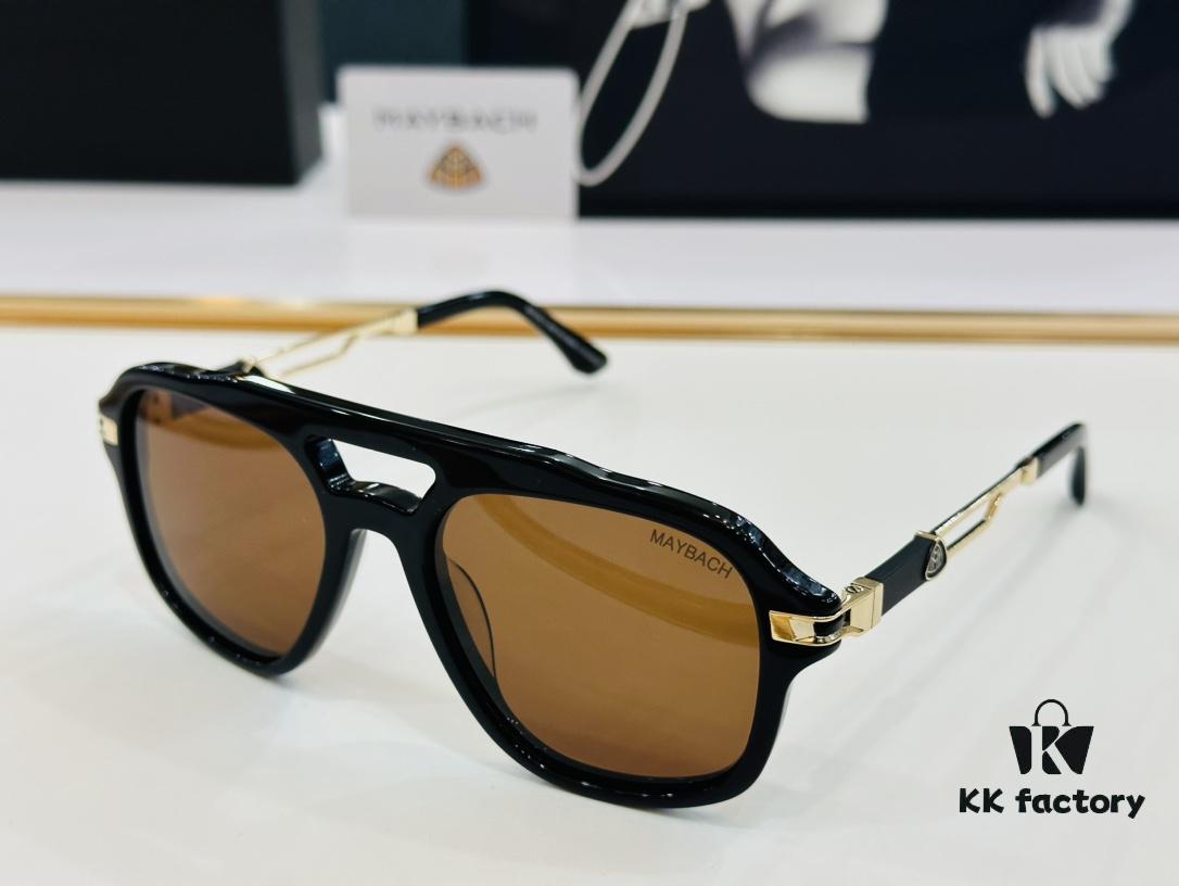 High-Quality MAYBACH MB1395 Eyeglasses Sunglasses Frame, Exquisite Craftsmanship, Plate Frame, Size: 54-19-145, Premium Texture