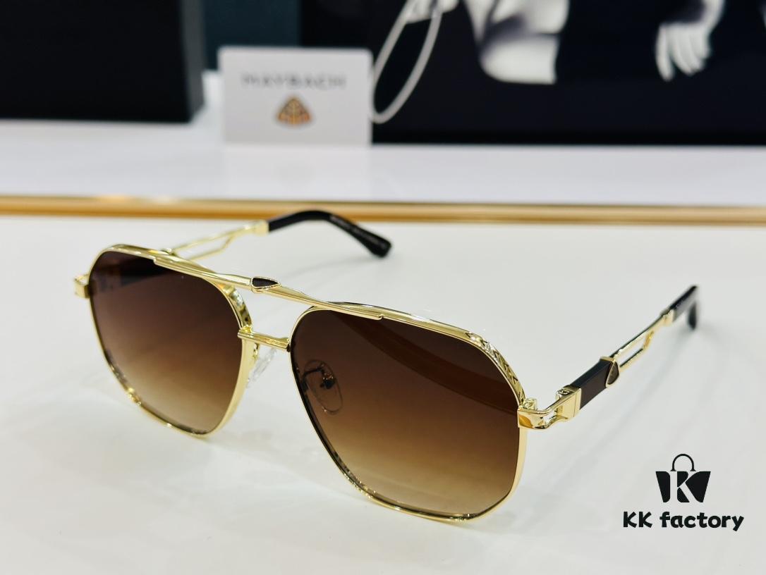 High-Quality MAYBACH MB1394 Eyeglasses Sunglasses Frame, Exquisite Craftsmanship, M Size: 60□14-145, Premium Material with Strong Metallic Texture
