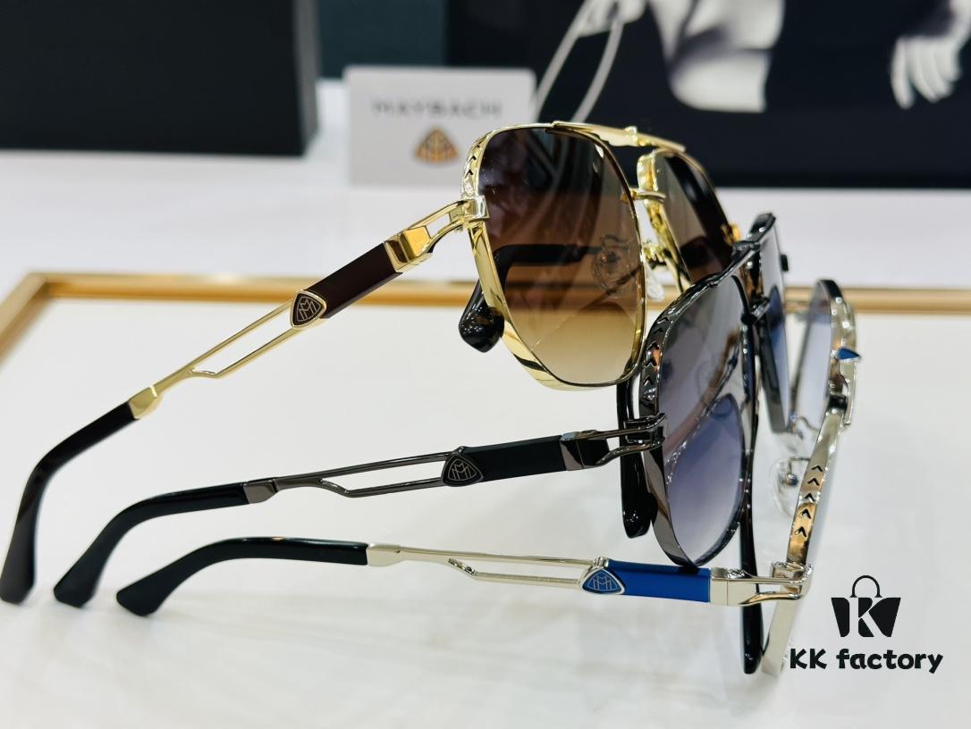 High-Quality MAYBACH MB1394 Eyeglasses Sunglasses Frame, Exquisite Craftsmanship, M Size: 60□14-145, Premium Material with Strong Metallic Texture