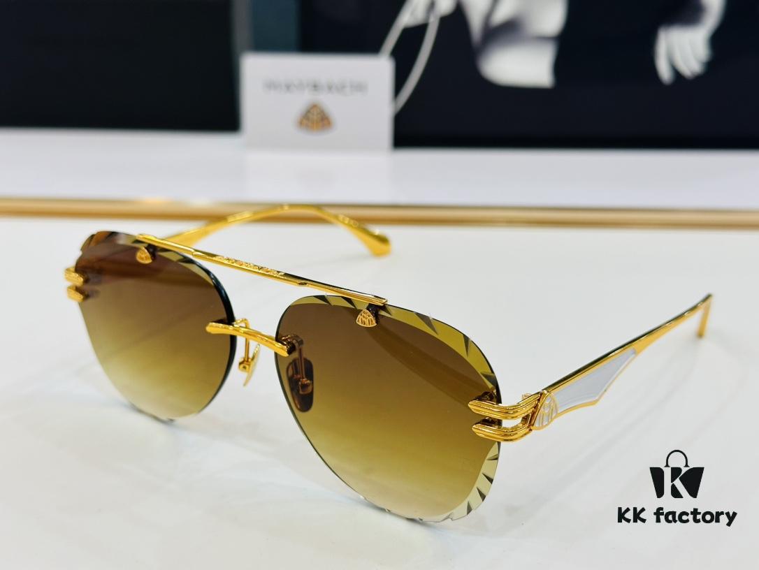 High-Quality MAYBACH Z057 Sunglasses, Exquisite Craftsmanship, Premium Feel, Size: 60-14-145
