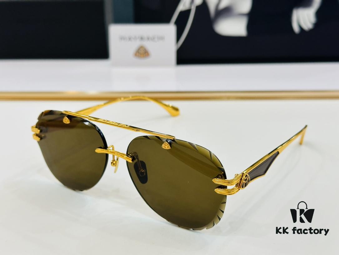 High-Quality MAYBACH Z057 Sunglasses, Exquisite Craftsmanship, Premium Feel, Size: 60-14-145