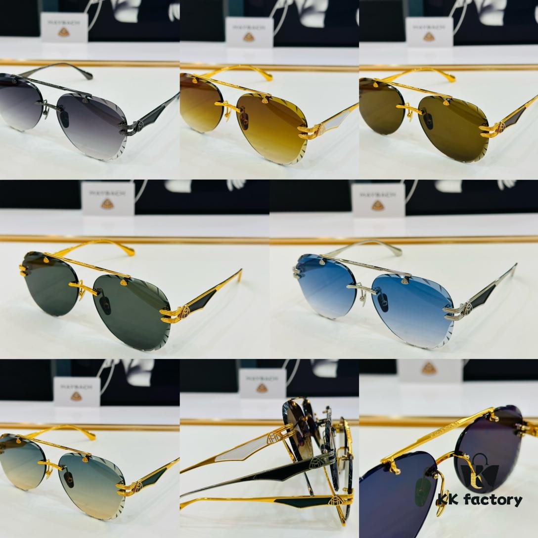 High-Quality MAYBACH Z057 Sunglasses, Exquisite Craftsmanship, Premium Feel, Size: 60-14-145