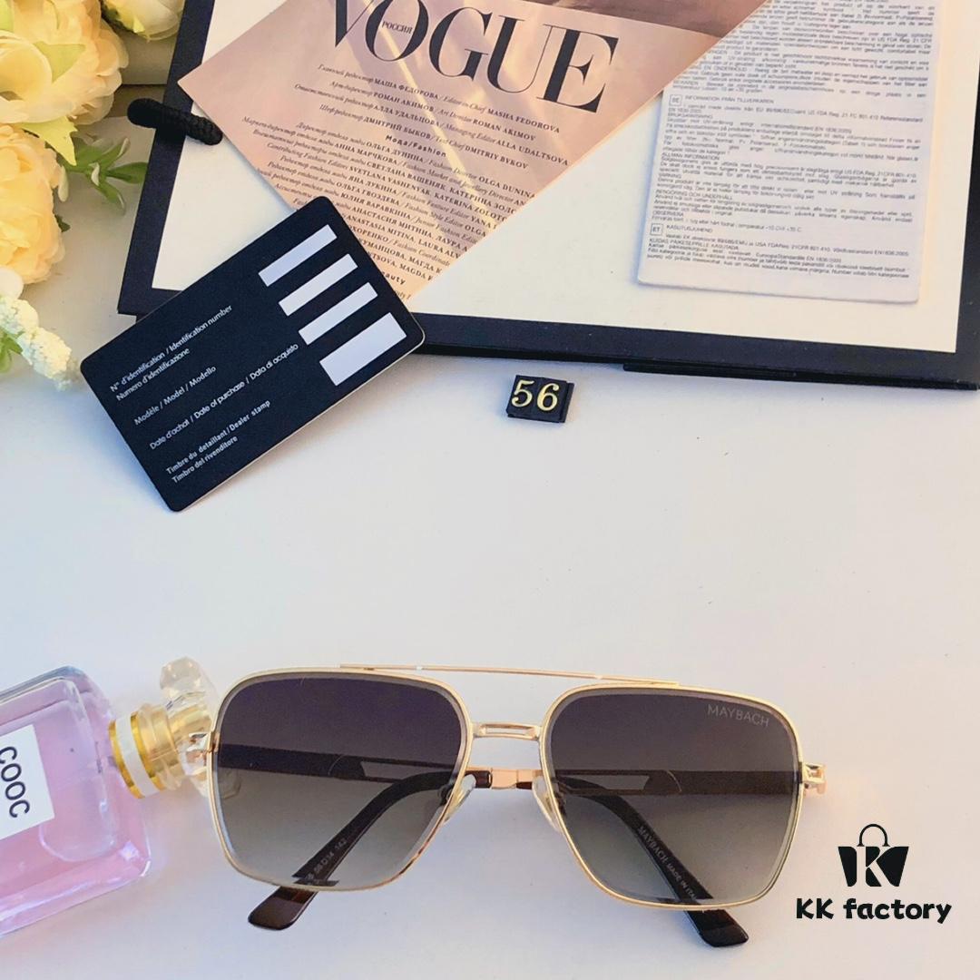 Maybach New Men's High-End Sunglasses, Stylish and Trendy Fashion Shades for Outdoor Driving and Travel