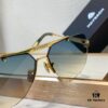 MAYBACH* Luxury K-Gold Vacuum Electroplated HD Blue Film Mirror Sunglasses