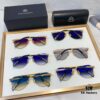 MAYBACH* Luxury K-Gold Vacuum Electroplated HD Blue Film Mirror Sunglasses