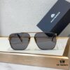 MAYBACH K Gold Vacuum Plated Luxury Sunglasses with HD Blue Film Lens