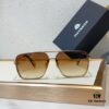 MAYBACH K Gold Vacuum Plated Luxury Sunglasses with HD Blue Film Lens