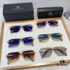 MAYBACH K Gold Vacuum Plated Luxury Sunglasses with HD Blue Film Lens
