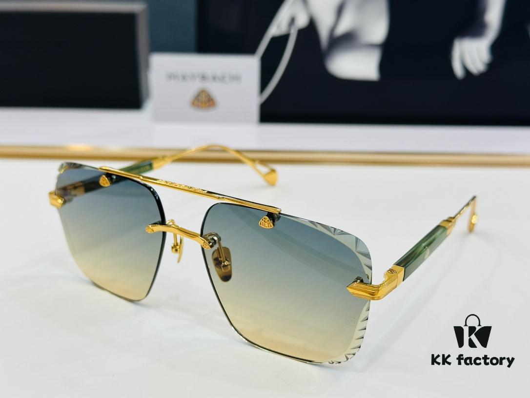 High-Quality MAYBACH Z062 Sunglasses, Exquisite Craftsmanship, Premium Feel, Size: 62-16-145