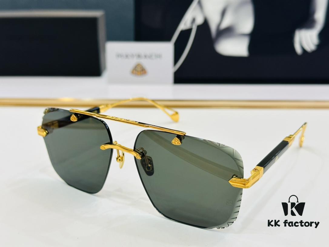 High-Quality MAYBACH Z062 Sunglasses, Exquisite Craftsmanship, Premium Feel, Size: 62-16-145
