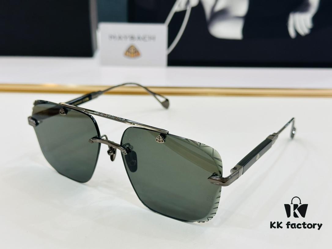 High-Quality MAYBACH Z062 Sunglasses, Exquisite Craftsmanship, Premium Feel, Size: 62-16-145