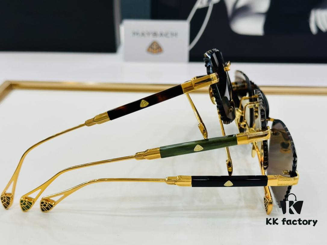 High-Quality MAYBACH Z061 Sunglasses, Exquisite Craftsmanship, Premium Feel, Size 61-16-145