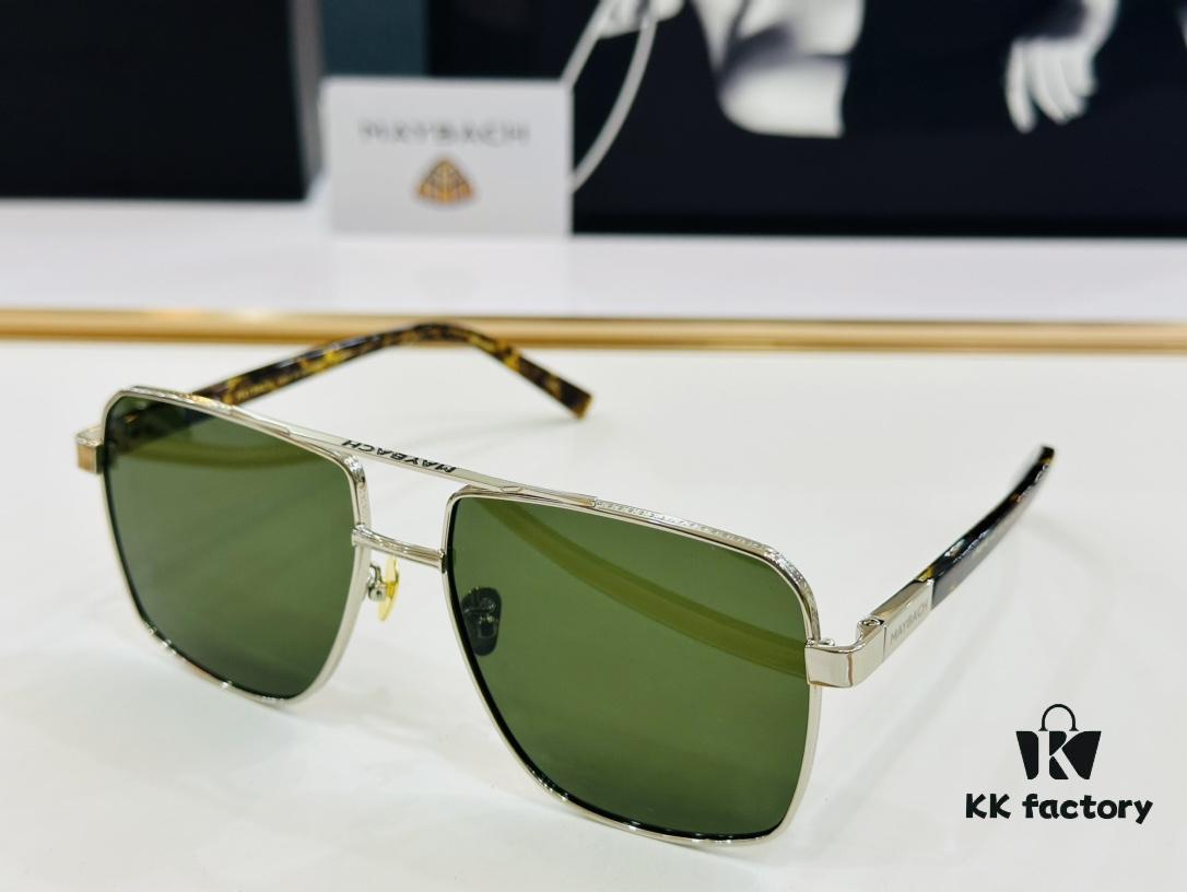 High-Quality MAYBACH Sunglasses, Exquisitely Crafted, Premium Feel, Size: 58-17-145