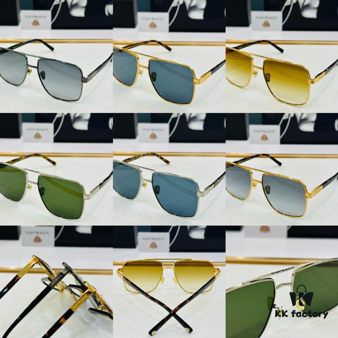 High-Quality MAYBACH Sunglasses, Exquisitely Crafted, Premium Feel, Size: 58-17-145