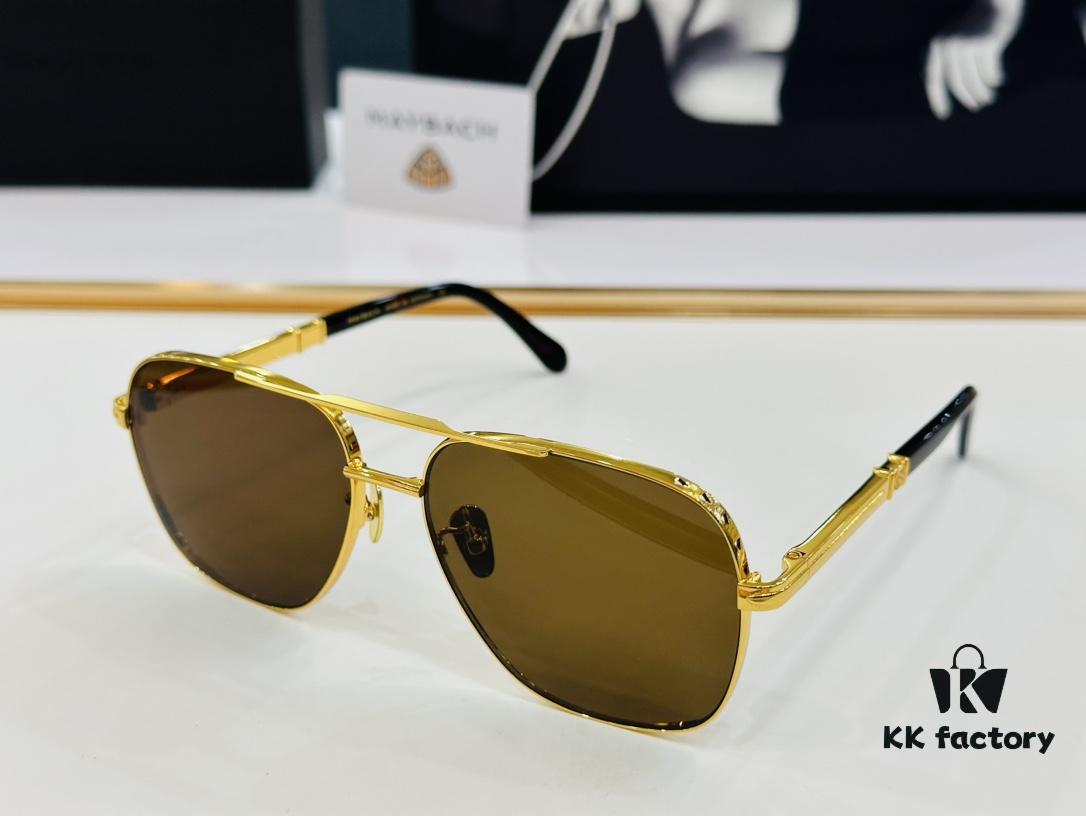 High-Quality MAYBACH Z015 Sunglasses, Exquisite Craftsmanship, Premium BM Feel, Size: 60-15-145