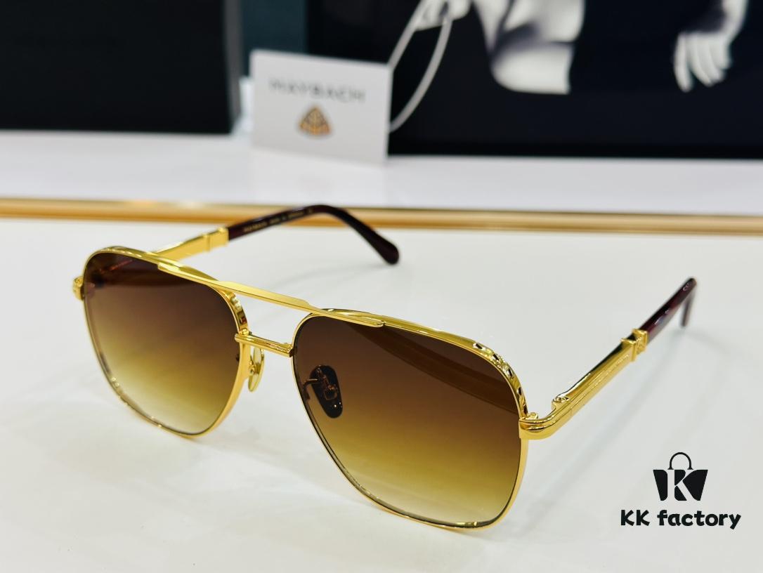 High-Quality MAYBACH Z015 Sunglasses, Exquisite Craftsmanship, Premium BM Feel, Size: 60-15-145