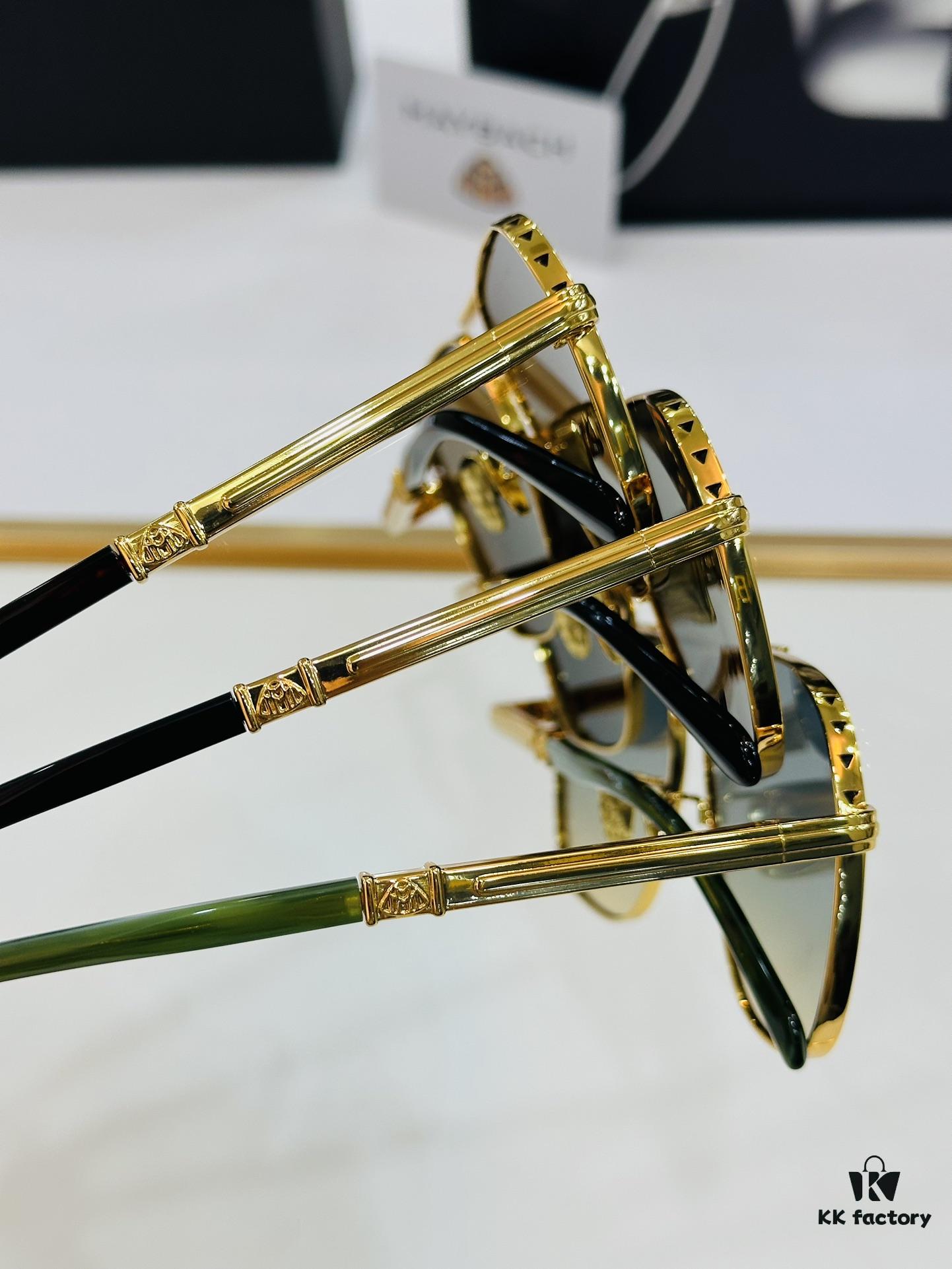 High-Quality MAYBACH Z015 Sunglasses, Exquisite Craftsmanship, Premium BM Feel, Size: 60-15-145