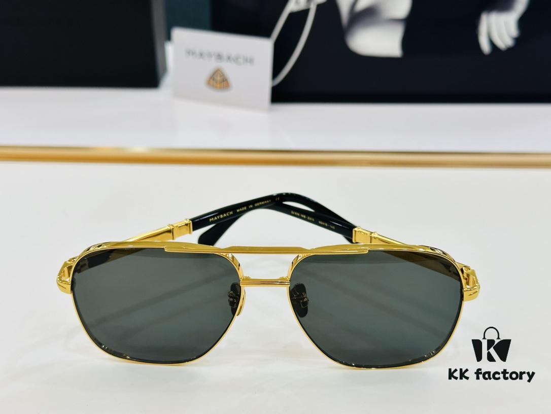 High-Quality MAYBACH Z015 Sunglasses, Exquisite Craftsmanship, Premium BM Feel, Size: 60-15-145