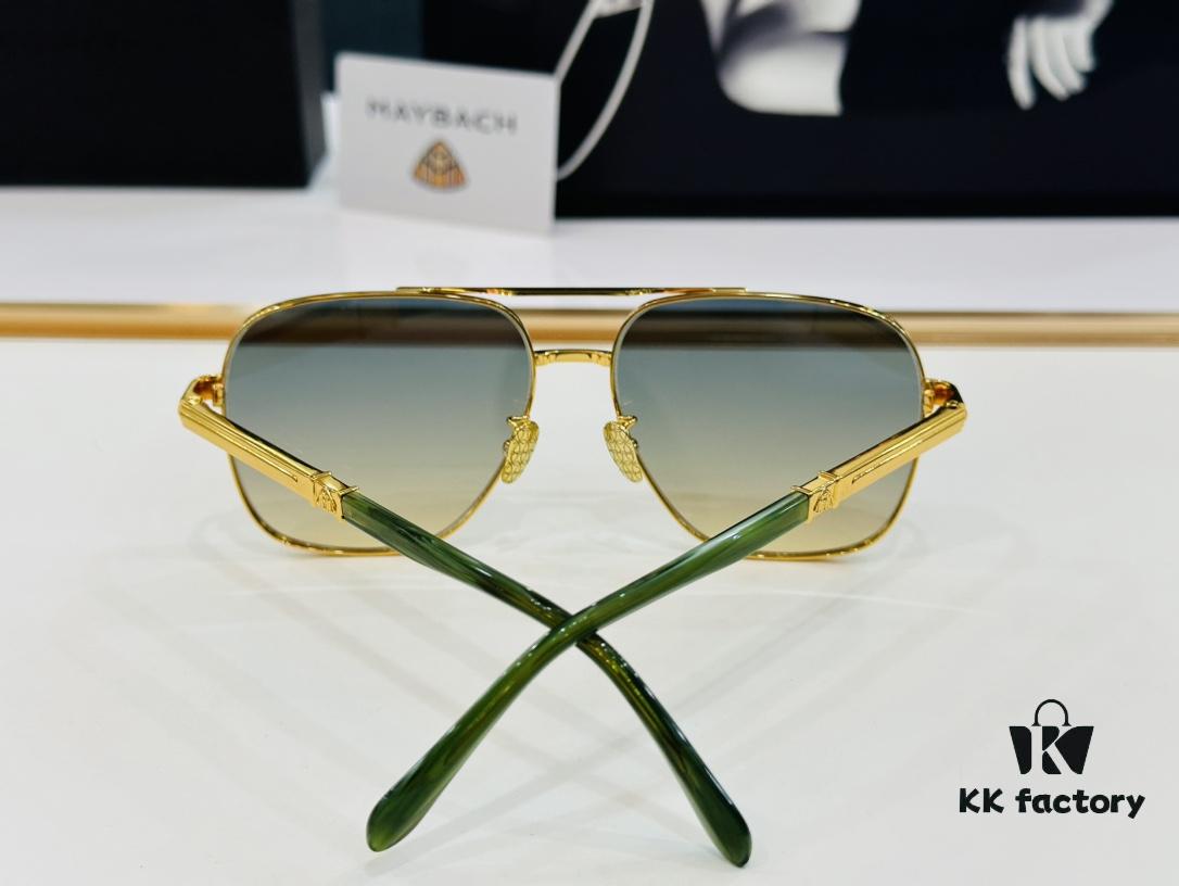 High-Quality MAYBACH Z015 Sunglasses, Exquisite Craftsmanship, Premium BM Feel, Size: 60-15-145