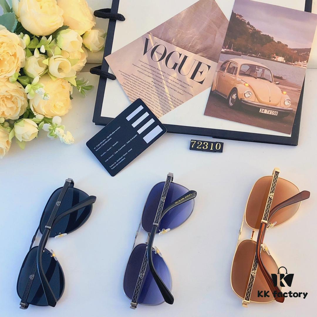 Maybac* Classic Stylish Sunglasses, Fashionable Metal Double-Bridge Pilot Oversized Sun Glasses, Trendy Accessories Inspired by Western Styles