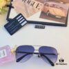 Maybac* Classic Stylish Sunglasses, Fashionable Metal Double-Bridge Pilot Oversized Sun Glasses, Trendy Accessories Inspired by Western Styles