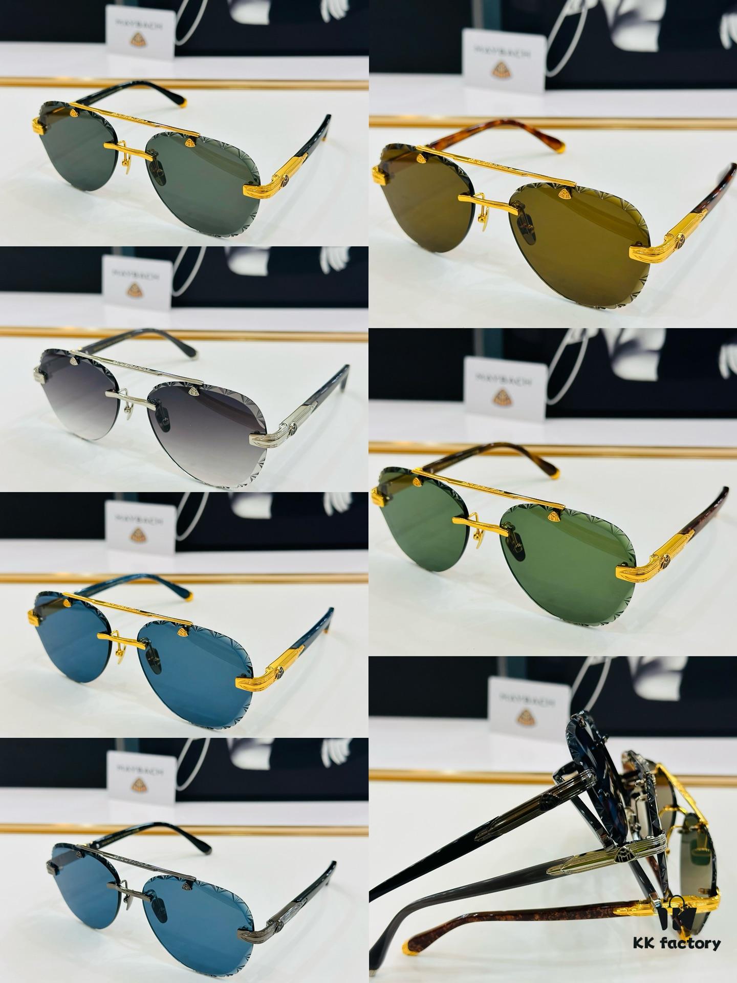 High-Quality MAYBAC*H Z063 Sunglasses, Exquisite Craftsmanship, Premium Feel, Size: 60□17-145